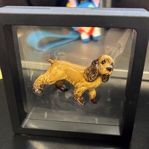 Hagen Renaker Papa Cocker Spaniel Walking Miniature Figurine Dog